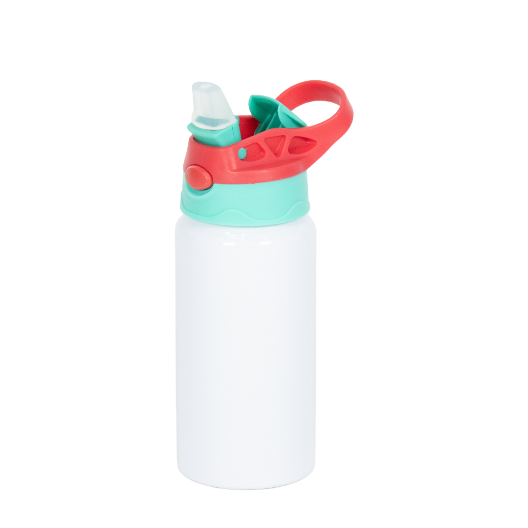 Garrafa Alumínio Kids Rosa Escuro e Verde Menta 500ml