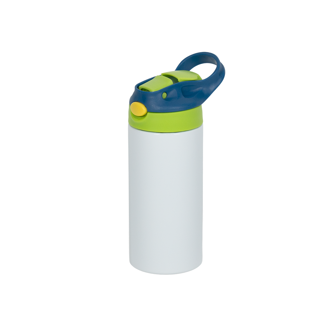 INDISPONÍVEL - Garrafa Térmica Kids Tampa Verde Claro e Azul Escuro 350ml - caixa 10 unidades