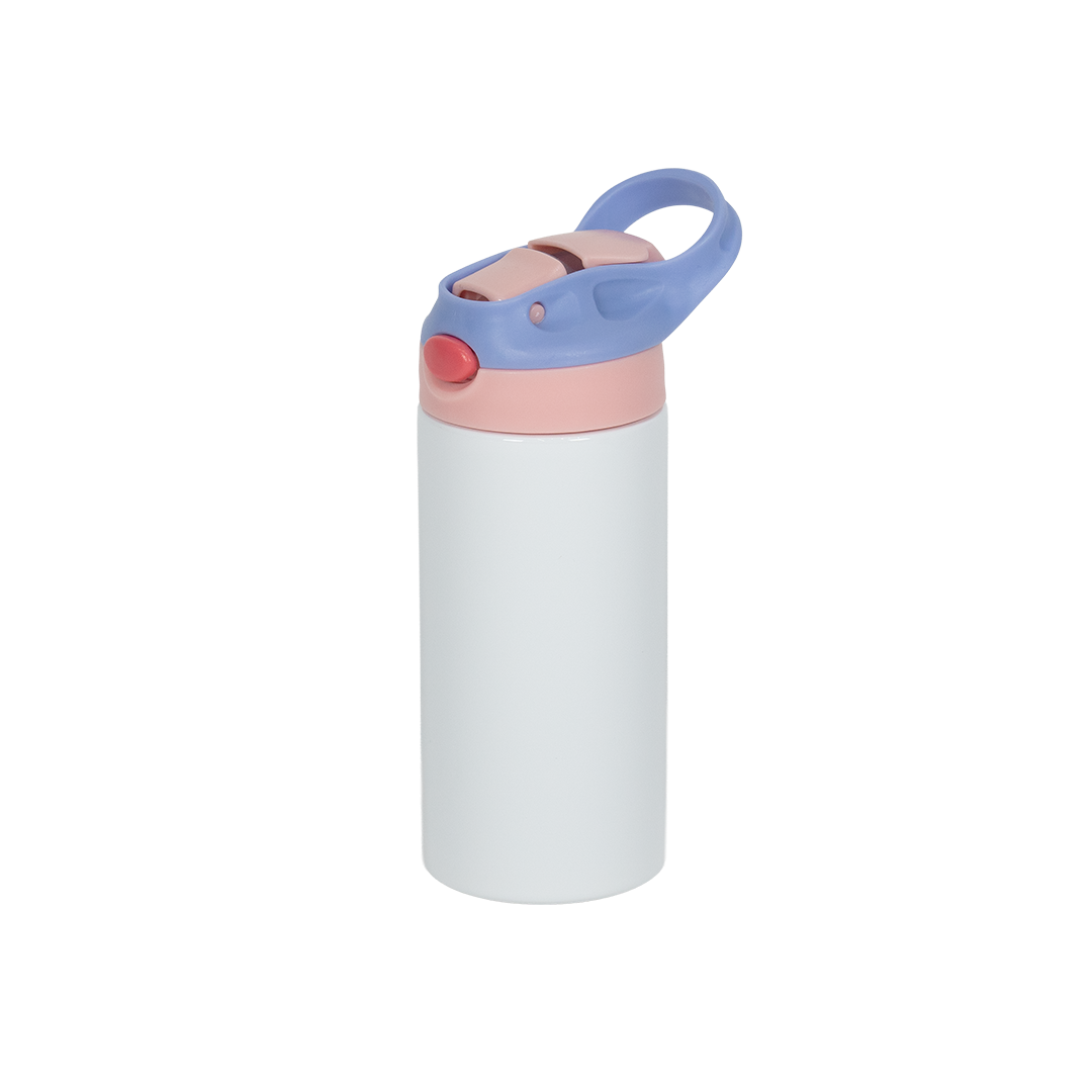 INDISPONÍVEL - Garrafa Térmica Kids Tampa Rosa Claro e Lilás 350ml - caixa 10 unidades