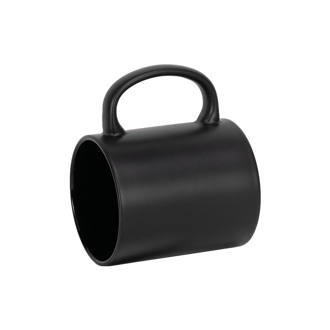 Caneca Mágica Interno Preto - Preto Fosco  325ml