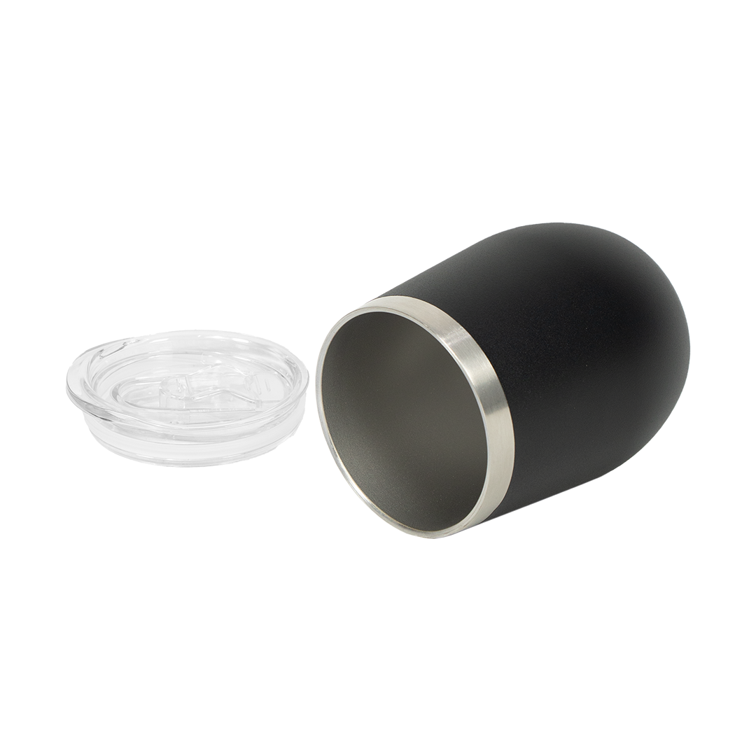 Copo Térmico Tampa Acrílico Preto 350ml