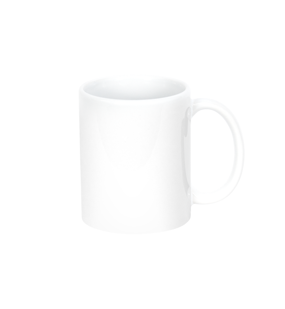 caneca branca de cerâmica