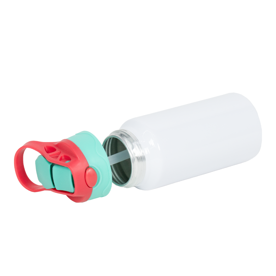 Garrafa de Alumínio Kids Rosa e Verde